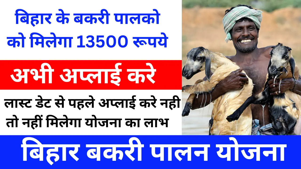 बिहार बकरी पालन योजना